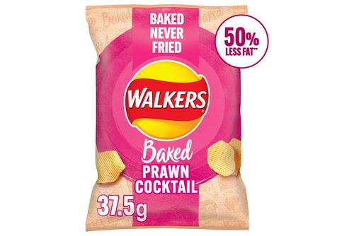 Walkers Baked Prawn Cocktail Snacks 37.5g