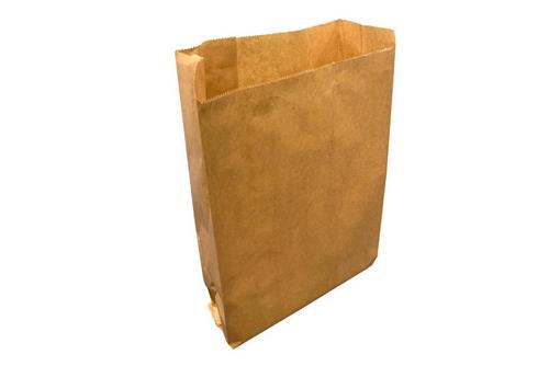 Gusseted Brown Kraft Paper Bag 10x16x4" / 25 x41x11cm