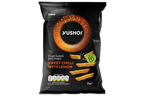 Yushoi Sweet Chilli with Lemon Pea Snaps 21g