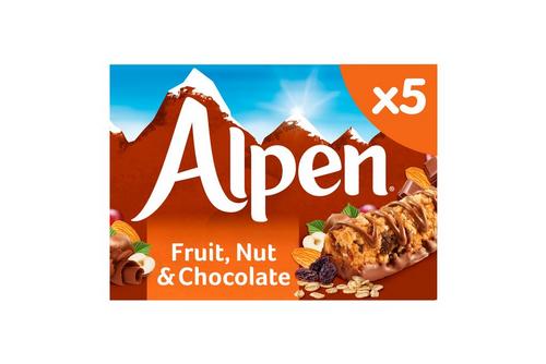 Alpen Cereal Bar Fruit & Nut with Milk Chocolate Multipack