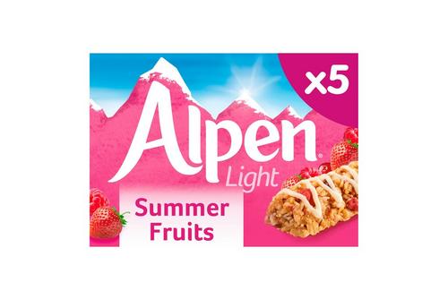 Alpen Light Cereal Bar Summer Fruits Multipack