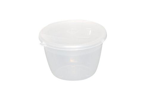 Plastic Pudding Bowl & Lid 275ml (9.67oz)