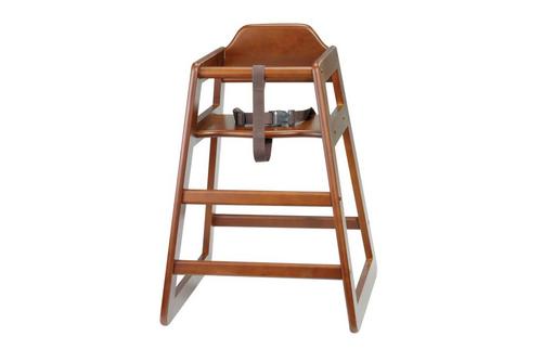 Tablecraft Walnut Wooden High Chair