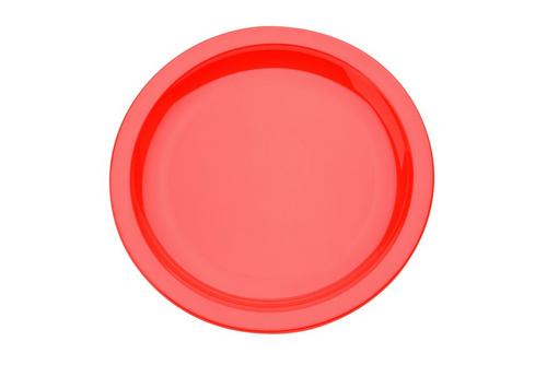 Harfield Red Polycarbonate Rimmed Plate 17cm (6.75")