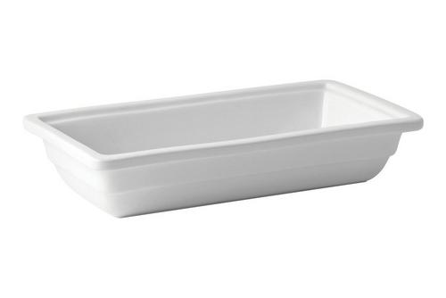 Utopia White Ceramic Gastronorm GN 1/3 - 6cm Deep