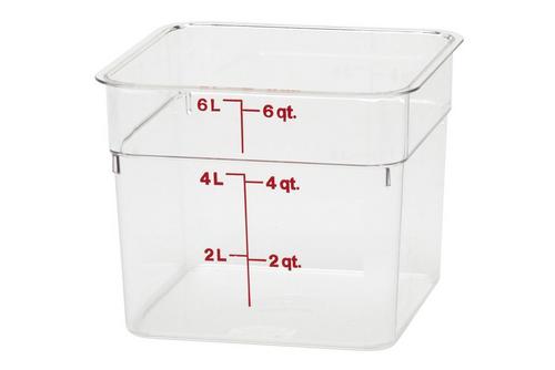 Cambro CamSquare Polycarbonate Container 5.7ltr (200oz)