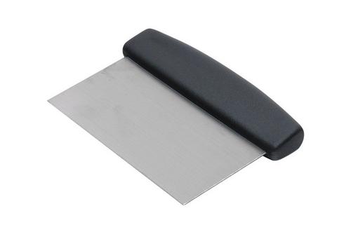 GenWare Stainless Steel Dough Scraper with Plastic Handle