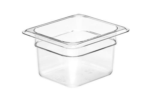 Cambro Clear Polycarbonate Container GN 1/6 - 10cm Deep