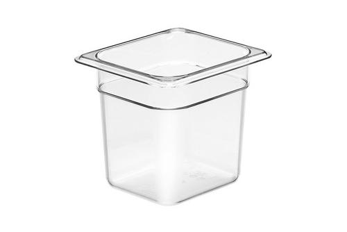 Cambro Clear Polycarbonate Container GN 1/6 - 15cm Deep