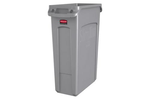 Rubbermaid Grey Slim Jim Bin 87ltr (19.1gal) 50.8x27.9x76.2cm (19.8x10.9x29.7")