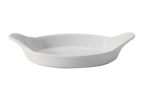 Utopia Titan White Oval Eared Dish 22cm (8.5")