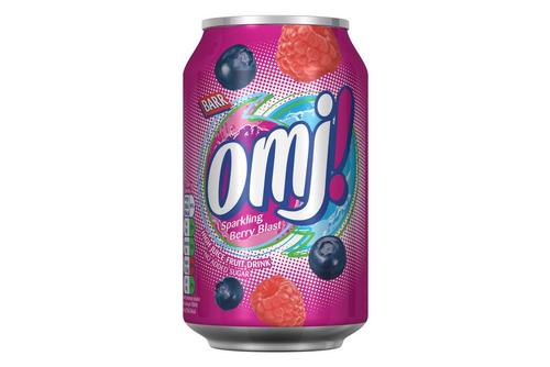 omj! Berry Blast Sparkling Juice Drink (England) (24x330ml)