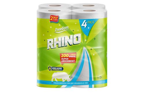 Northwood Rhino 2ply White Kitchen Roll