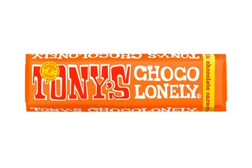 Tony's Chocolonely Milk Chocolate Caramel Sea Salt 47g Fairtrade