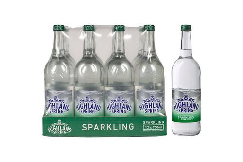 Highland Spring Still Spring Water Glass 750ml