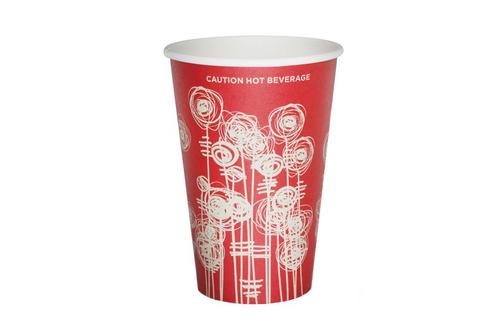 Paper Vending Cup Swirl 9oz