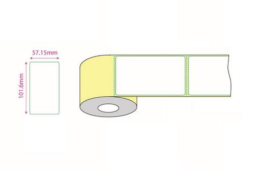 Nutritics Labels Zebra Printer Rectangles Label (57x101mm)