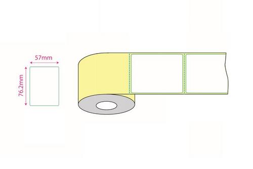 Nutritics Labels Zebra Printer Rectangle Label (57x76mm)