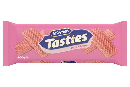 McVitie's Tasties Pink Wafer