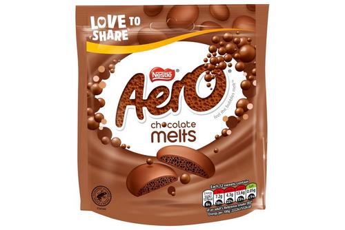 Aero Melts Milk Chocolate Share Bag