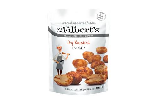 Mr Filberts Dry Roasted Peanuts (20 x 40g)