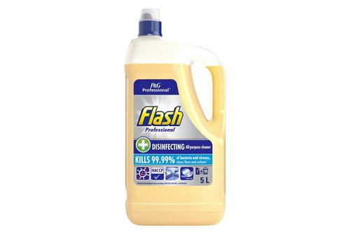 Flash Professional Disinfecting All Purpose Cleaner Lemon 2X5L