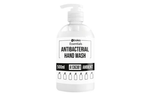 Brakes Essentials Antibacterial Hand Wash (12 x 500ml)