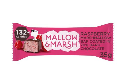 Mallow & Marsh Raspberry Marshmallow in Dark Chocolate