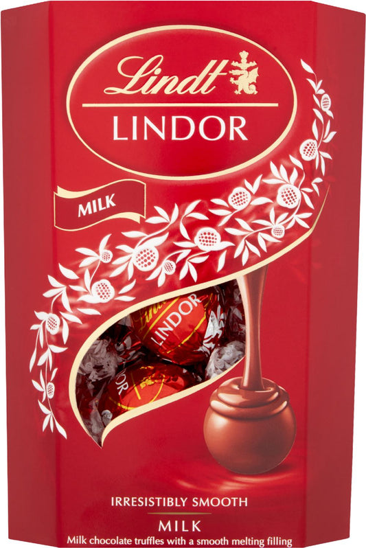 LINDT Lindor Milk Cornet 200g - 1 Case