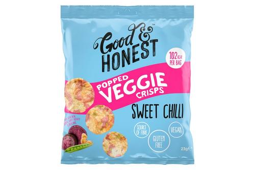 Good & Honest Veggie Crisps Sweet Chilli