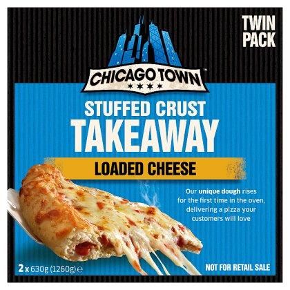 Chicago Town Takeaway Stuffed Crust Loaded Cheese (Case of 4)