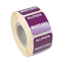 Mustard Allergen Warning Label (Case of 1)