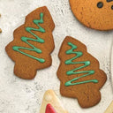 Speciality Handmade Individually Wrapped Mini Christmas Tree Gingerbread (Case of 1)