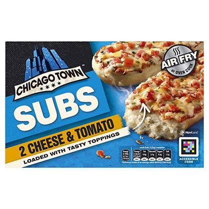 Chicago Town Cheese & Tomato Subs (Case of 10)