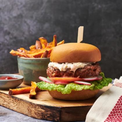Gluten Free Brioche Style burger bun