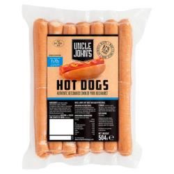 Uncle John's Premium Beechwood Smoked Bockwurst Sausages 7''