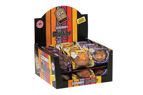 Oh So Scrummy Mixed Case Un-Topped Muffins