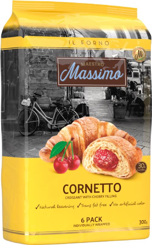 MAESTRO MASSIMO Cornetto Cherry Croissant - 6 Pack 300g