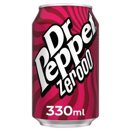 Dr Pepper Zero 330ml (Case of 24)