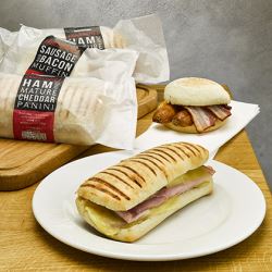 IC Ham & Mature Cheddar Panini