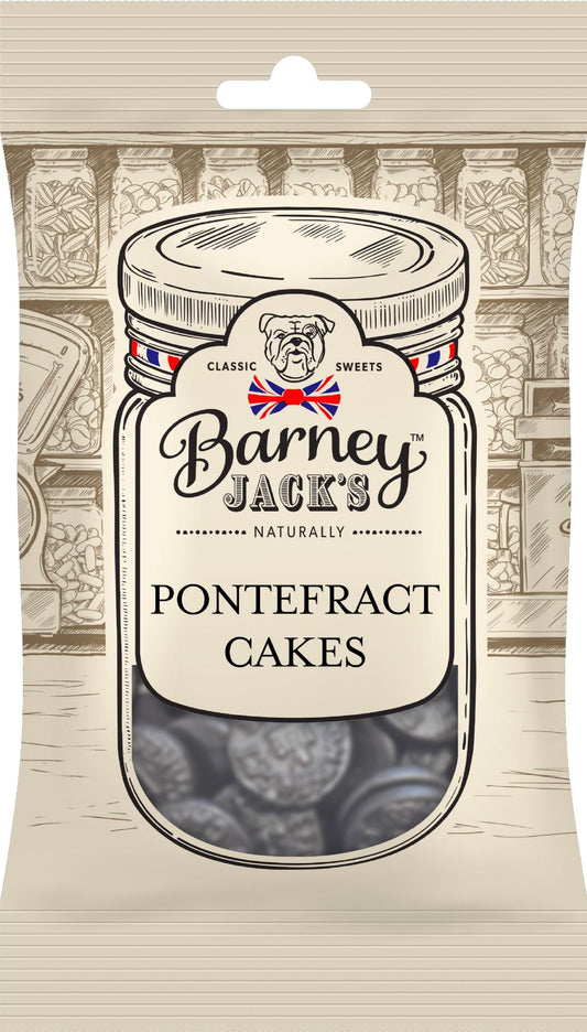 BARNEY JACK'S Pontefract Cakes 155g - 1 Case