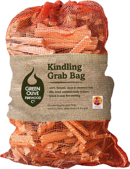 GREEN OLIVE FIREWOOD Kindling Grab Bag 5.5kg