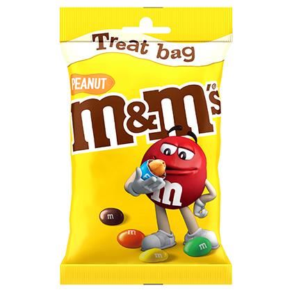 M&M Peanut Chocolate Treat Size Bag Limited Shelf Life