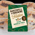 BAKEWELL AND BROWNE 6 Star Mince Pies