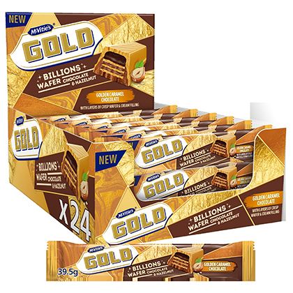 McVitie's Gold Billions Hazelnut Bars