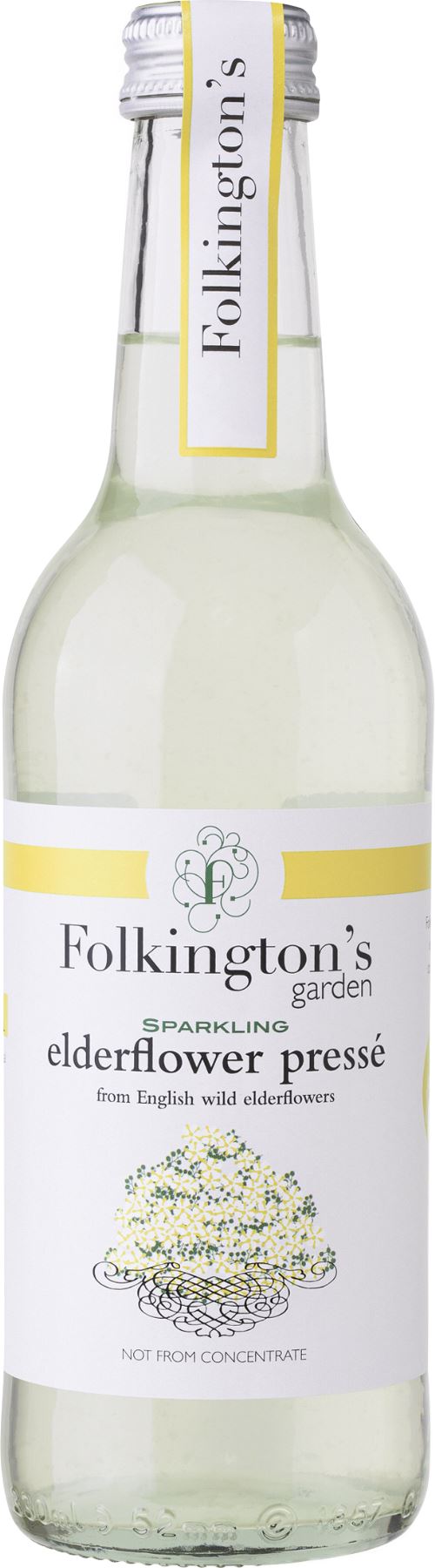 FOLKINGTON'S Sparkling Elderflower Pressé 330ml