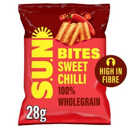 Sunbites Sun Ripened Sweet Chilli Snacks 28g (Case of 36)