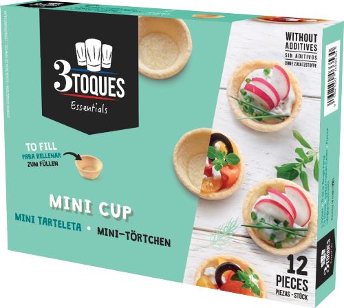 3 TOQUES 12 Mini Cups 72g