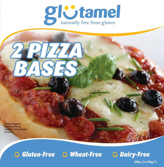 GLUTAMEL 2 Pizza Bases 300g - 1 Case