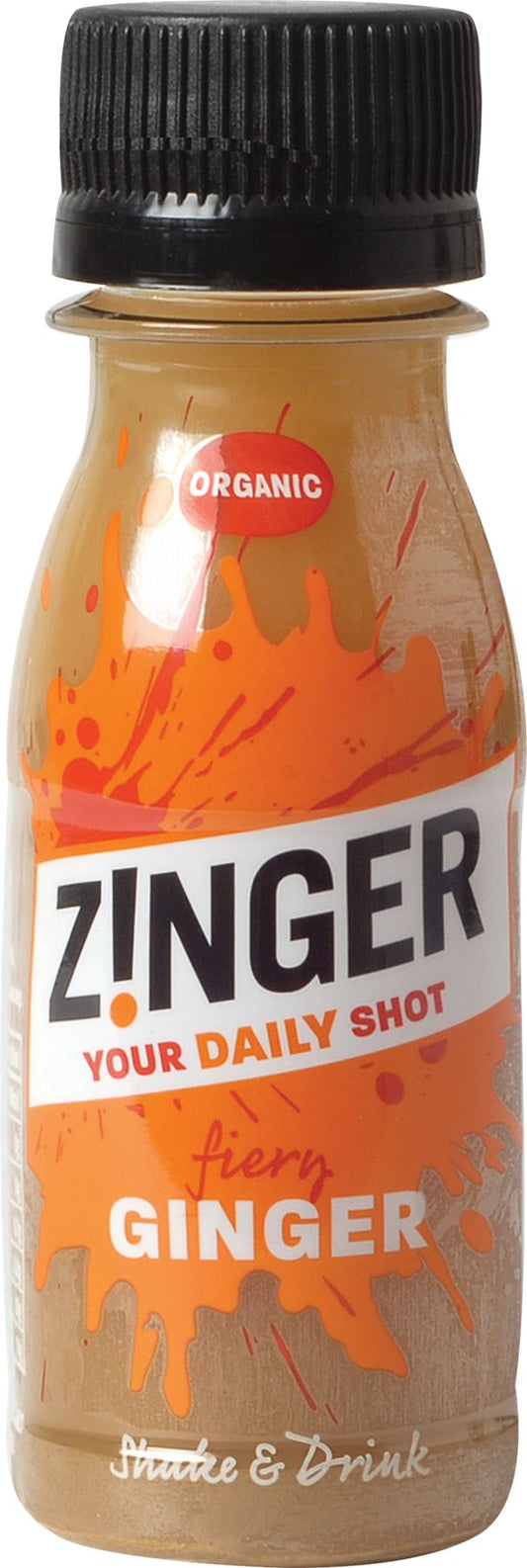 JAMES WHITE Zinger Organic Fiery Ginger Shot 70ml - 1 Case